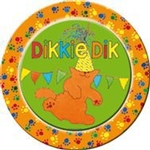 Meer informatie over Dikkie Dik Bordjes, 23 cm, à 12 stuks