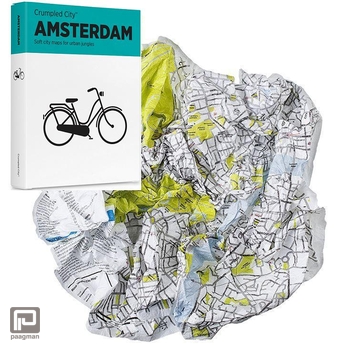 Meer informatie over Crumpled City Maps Amsterdam